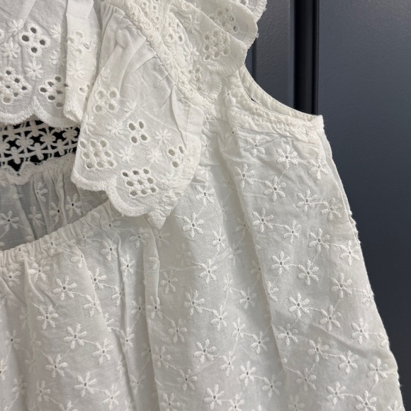 Altar'd State Cream Eyelet Ruffle Top - Picture 4 of 6